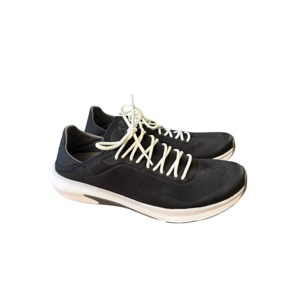 Olukai Kaholo Black Mesh Sneaker Black Men size 10 NEW